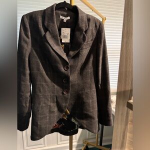 CAbi NWT Charcoal Vintage Riding Coat